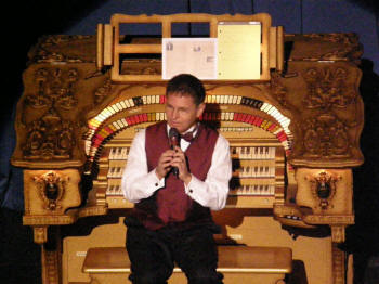 Ron Rhode at the Barton Organ